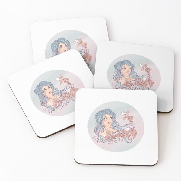 Item preview,  Pisces Zodiac Sign Art – Pisces Woman Astrology Illustration designed and sold by Midnight789.