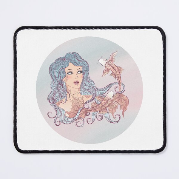 Item preview,  Pisces Zodiac Sign Art – Pisces Woman Astrology Illustration designed and sold by Midnight789.