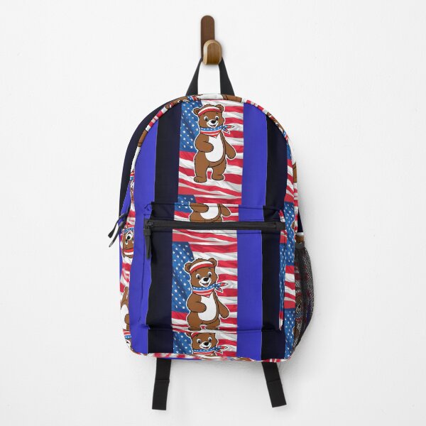 Item preview, Smiling Patriotic Bear Design designed and sold by Pigmentra.
