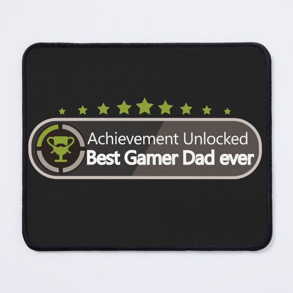 Item preview, achievement unlocked best gamer dad ever designed and sold by samuzai.