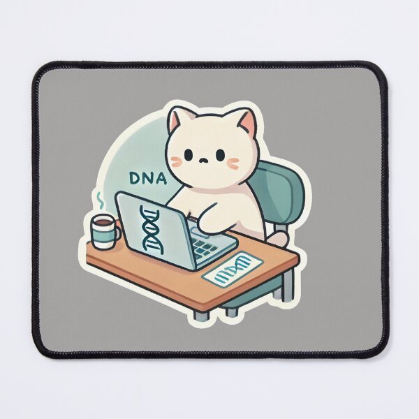Item preview, Cute Bioinformatics Cat designed and sold by Petter01.
