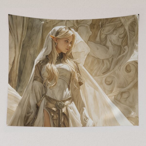 Item preview, The Elven Veil of Solitude designed and sold by oanaunciuleanu.