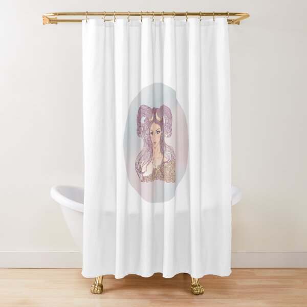Item preview, Aries Zodiac Sign Art – Aries Woman Astrology Illustration designed and sold by Midnight789.
