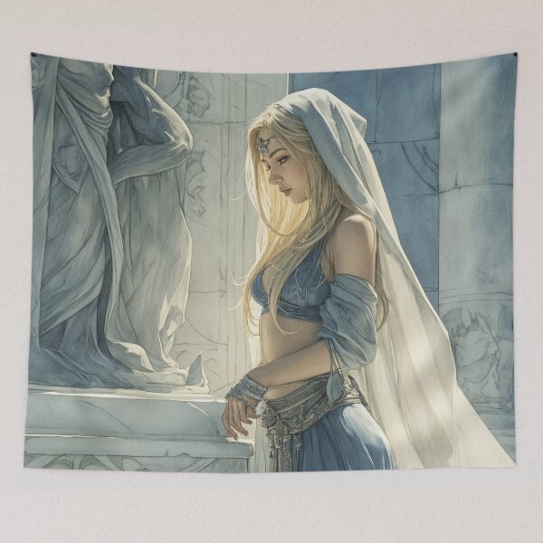 Item preview, The Elven Veil of Solitude designed and sold by oanaunciuleanu.