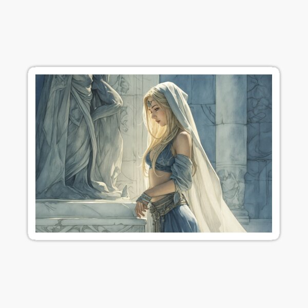 Item preview, The Elven Veil of Solitude designed and sold by oanaunciuleanu.