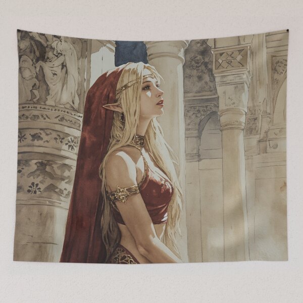 Item preview, The Elven Veil of Solitude designed and sold by oanaunciuleanu.