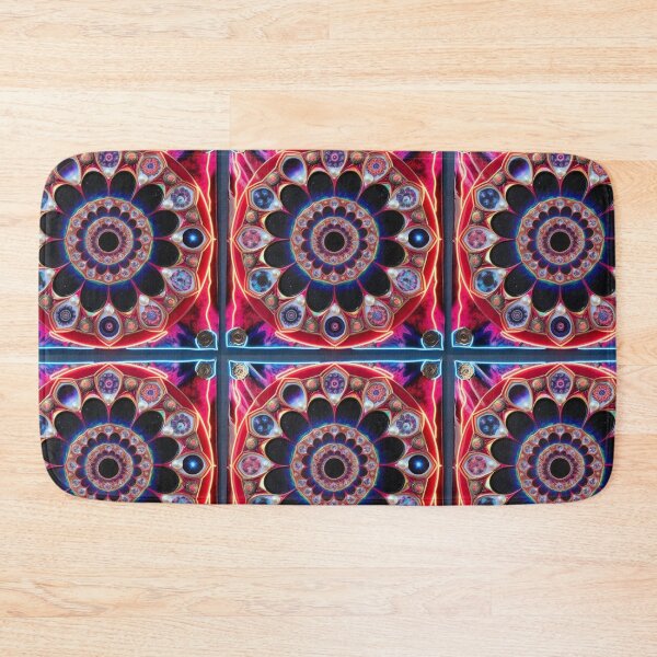 Item preview, Infinite Bloom – Psychedelic Mandelbrot Vision in Neon Resin designed and sold by American Steel.