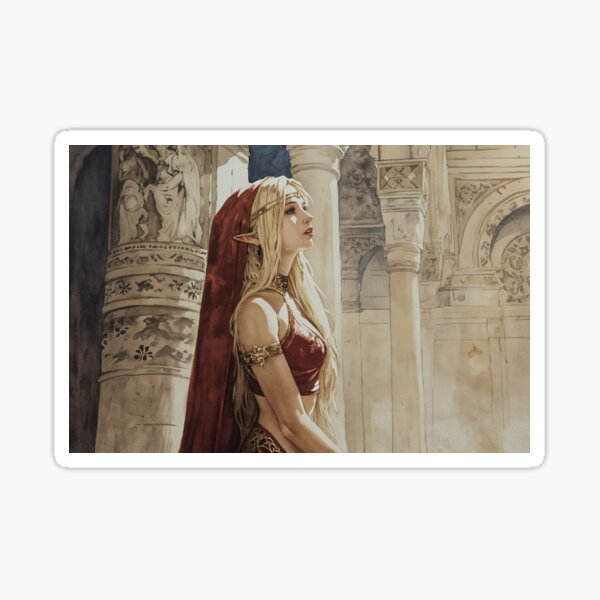 Item preview, The Elven Veil of Solitude designed and sold by oanaunciuleanu.