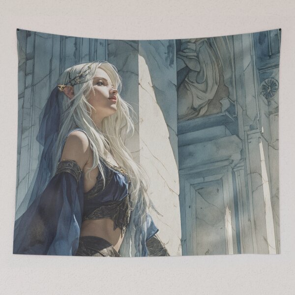 Item preview, The Elven Veil of Solitude designed and sold by oanaunciuleanu.