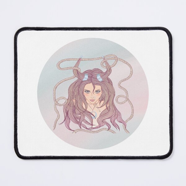 Item preview, Taurus Zodiac Sign Art – Taurus Woman Astrology Illustration designed and sold by Midnight789.