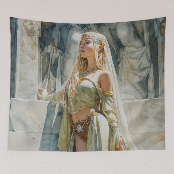 Item preview, The Elven Veil of Solitude designed and sold by oanaunciuleanu.