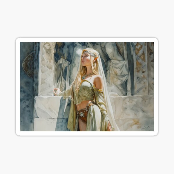 Item preview, The Elven Veil of Solitude designed and sold by oanaunciuleanu.