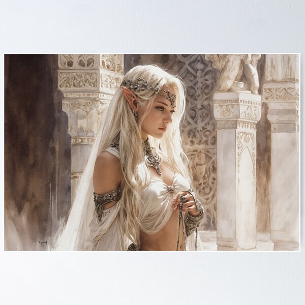Item preview, The Elven Veil of Solitude designed and sold by oanaunciuleanu.