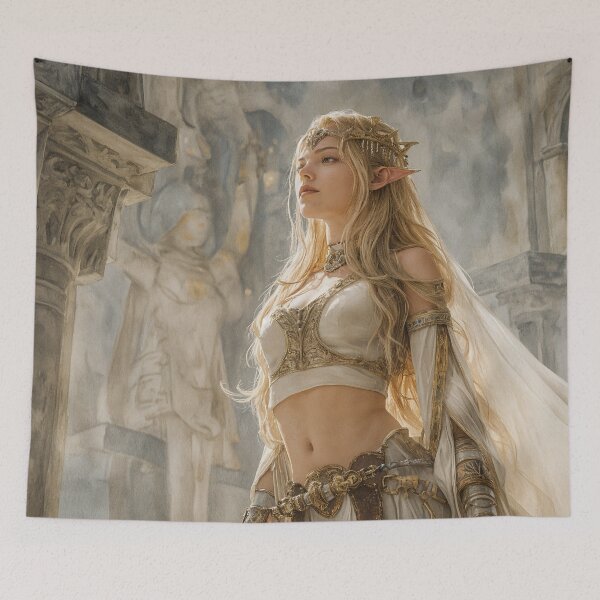 Item preview, The Elven Veil of Solitude designed and sold by oanaunciuleanu.