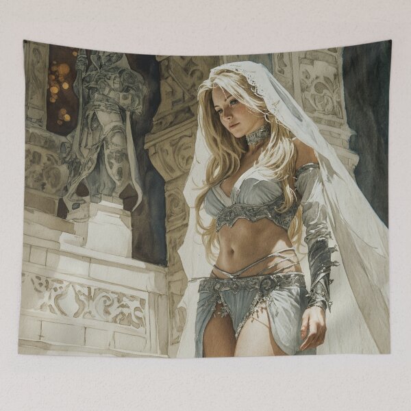 Item preview, The Elven Veil of Solitude designed and sold by oanaunciuleanu.