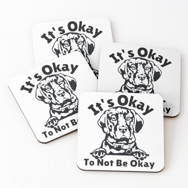 Artikelvorschau, Labrador-Hund-Shirt für psychische Gesundheit – Es ist okay, nicht okay zu sein – Inspirierendes T-Shirt für Tierliebhaber (Shirts, Aufkleber, Tassen, Kapuzenpullover, …) entworfen und verkauft von Misnrays93.