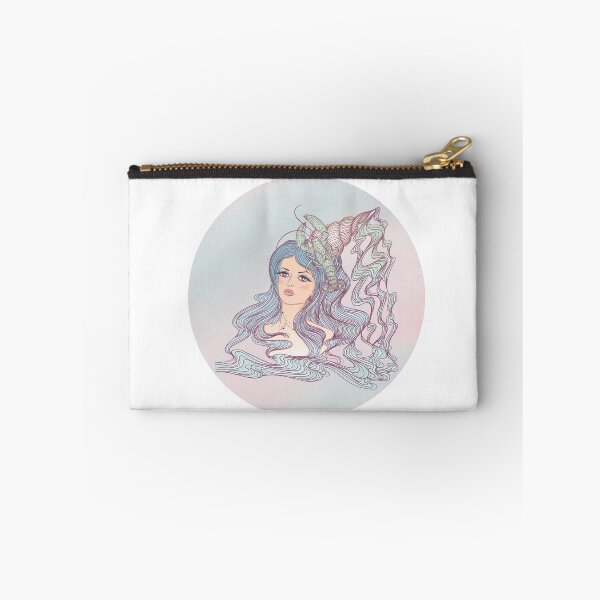 Item preview, Arte del signo zodiacal Cáncer: Ilustración astrológica de la mujer Cáncer designed and sold by Midnight789.