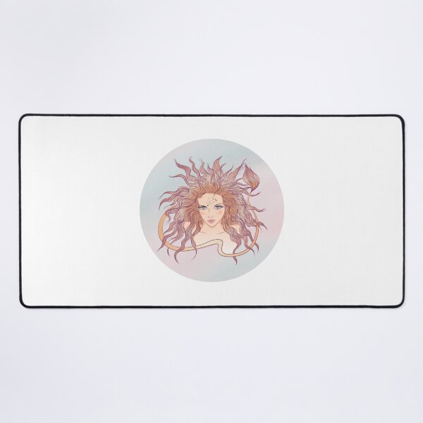 Item preview, Leo Zodiac Sign Art – Leo Woman Astrology Illustration designed and sold by Midnight789.
