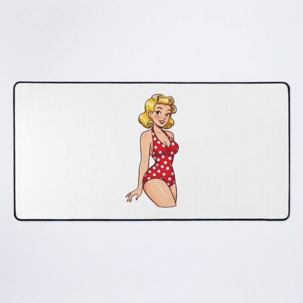 Item preview, Retro Beauty in Polka Dots designed and sold by KasiaRawska.