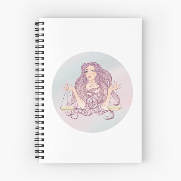Item preview, Libra Zodiac Sign Art – Libra Woman Astrology Illustration designed and sold by Midnight789.