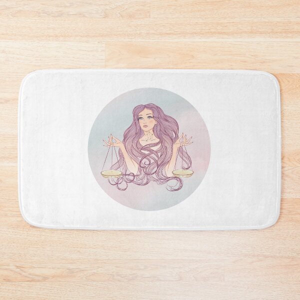 Item preview, Libra Zodiac Sign Art – Libra Woman Astrology Illustration designed and sold by Midnight789.