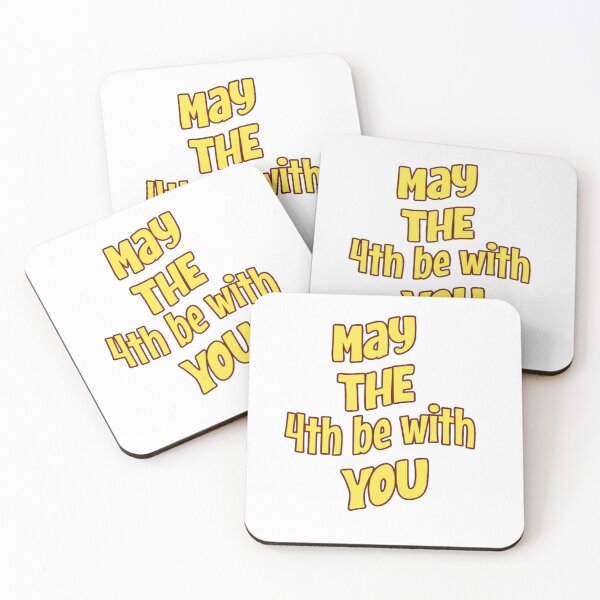 Item preview, may the 4th be with you t-shirt , Funny quotes stickers designed and sold by GeniePixel.