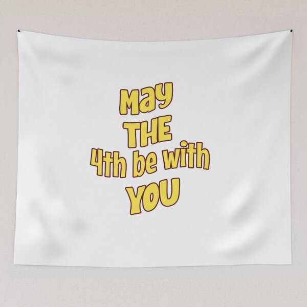 Item preview, may the 4th be with you t-shirt , Funny quotes stickers designed and sold by GeniePixel.