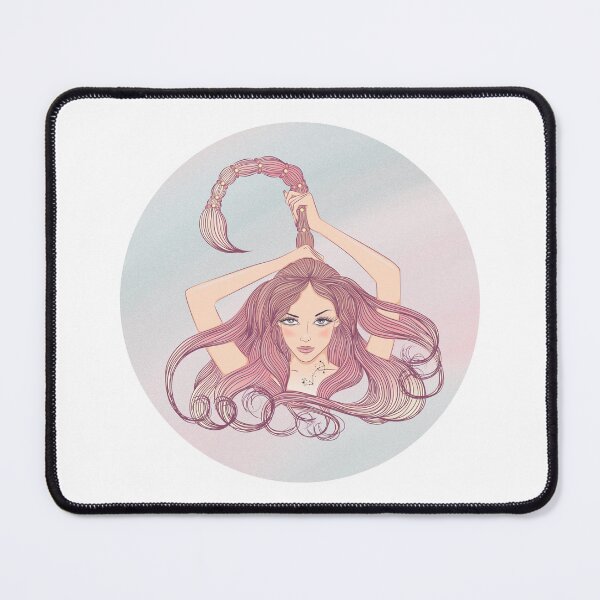 Item preview, Scorpio Zodiac Sign Art – Scorpio Woman Astrology Illustration designed and sold by Midnight789.
