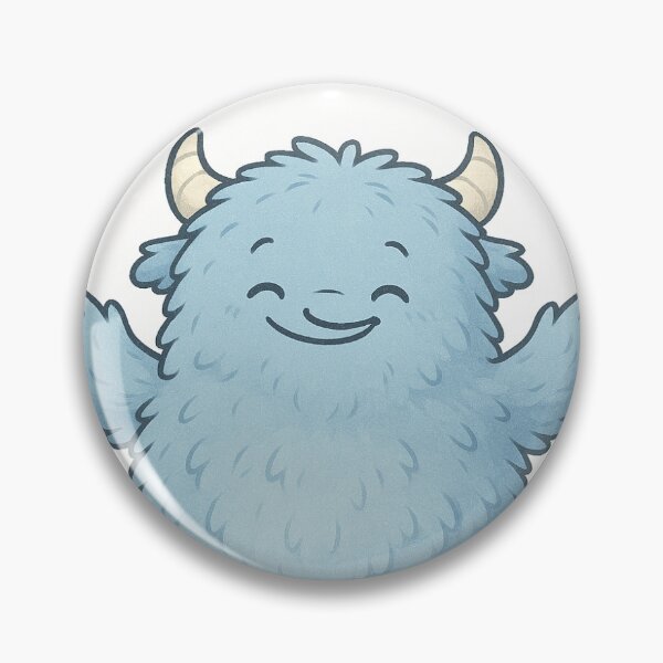 Item preview, Fluffy Hug Monster – Adorably Fierce! designed and sold by art emporium ink.