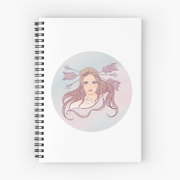 Item preview, Sagittarius Zodiac Sign Art – Sagittarius Woman Astrology Illustration designed and sold by Midnight789.