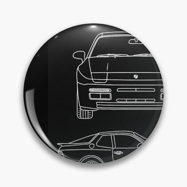 Artikelvorschau, 944 Blueprint Line Art – Minimalistisches Retro-Sportwagen-Design entworfen und verkauft von TheArtOfCar.