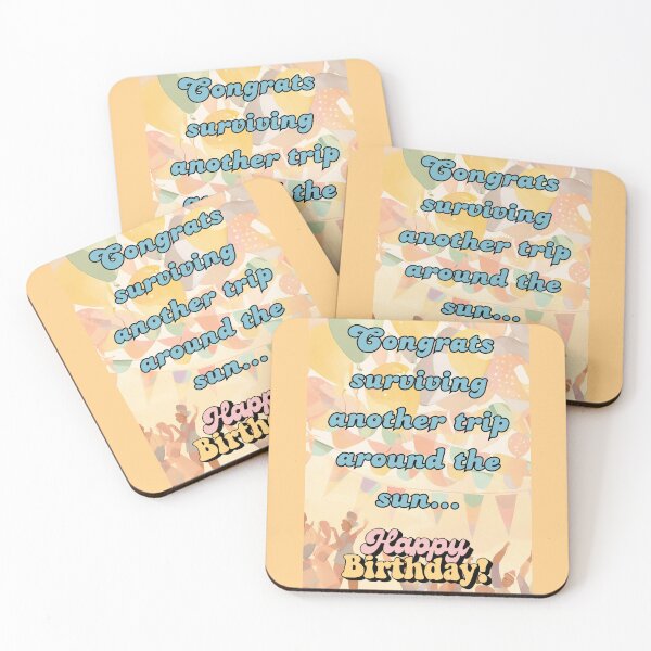 Item preview, Happy Birthday! Congrats Surviving Another Day Around The WORLD ...1 designed and sold by AlinaSCorner.