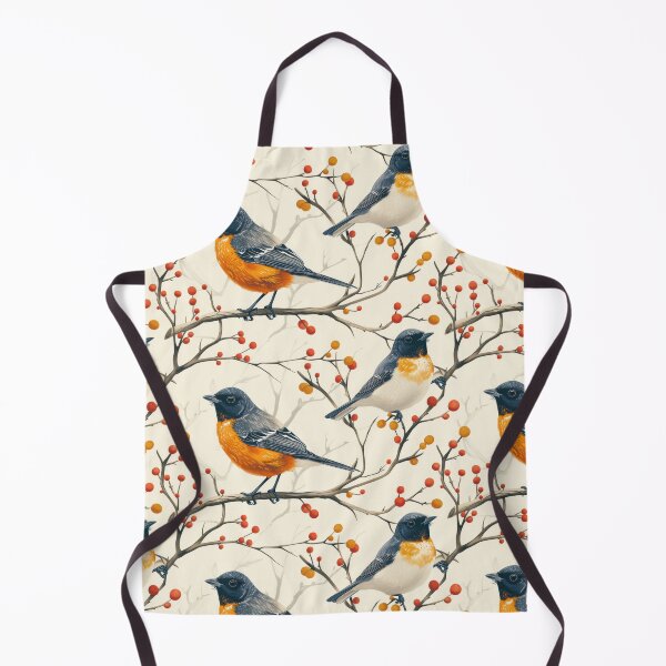 Item preview, Colorful Bird and Berry Branch Pattern designed and sold by NTGUILTY.