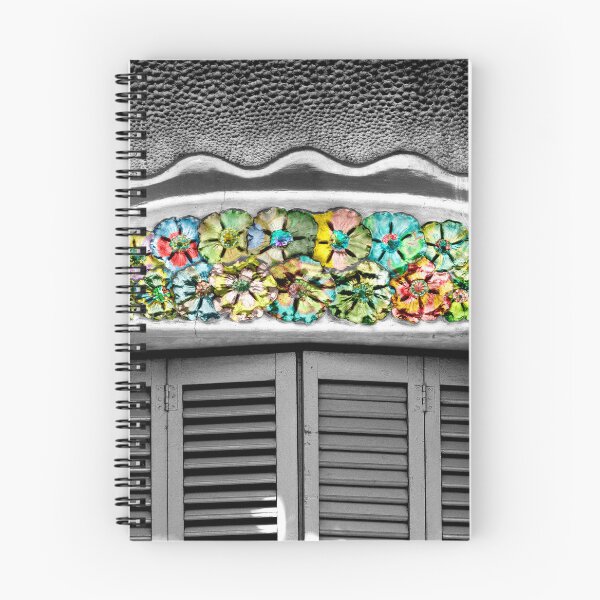 Item preview, floral window frame designed and sold by EmmePonsImages.