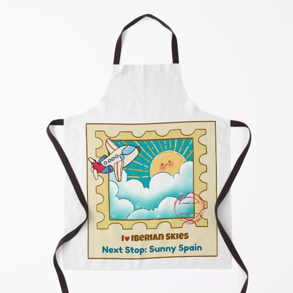 Item preview, Iberian Skies – Cute Travel Postcard Sticker designed and sold by Kakon-52.