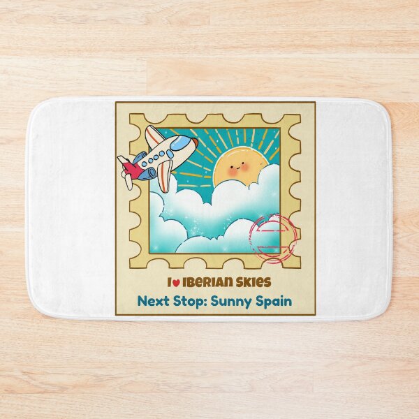 Item preview, Iberian Skies – Cute Travel Postcard Sticker designed and sold by Kakon-52.