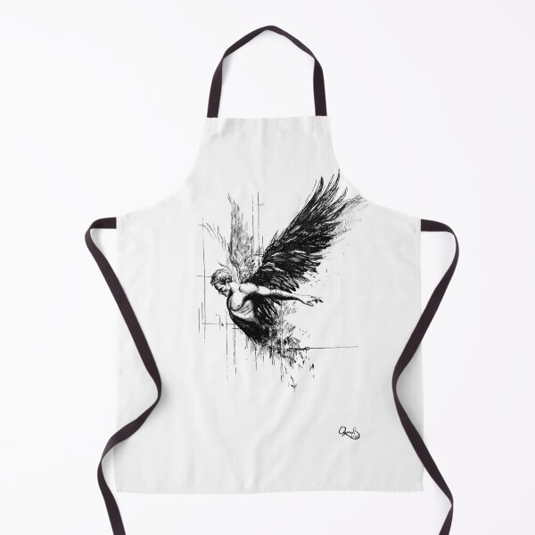 Item preview, Wings of the Unsaid, ink on paper, 2025, 21x29cm designed and sold by oanaunciuleanu.