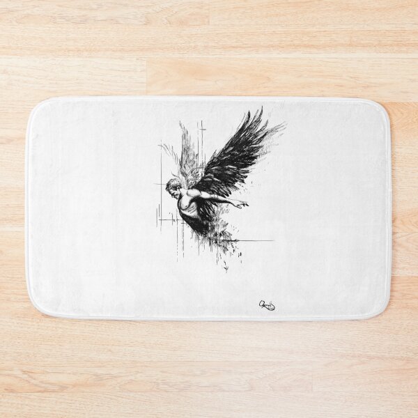 Item preview, Wings of the Unsaid, ink on paper, 2025, 21x29cm designed and sold by oanaunciuleanu.