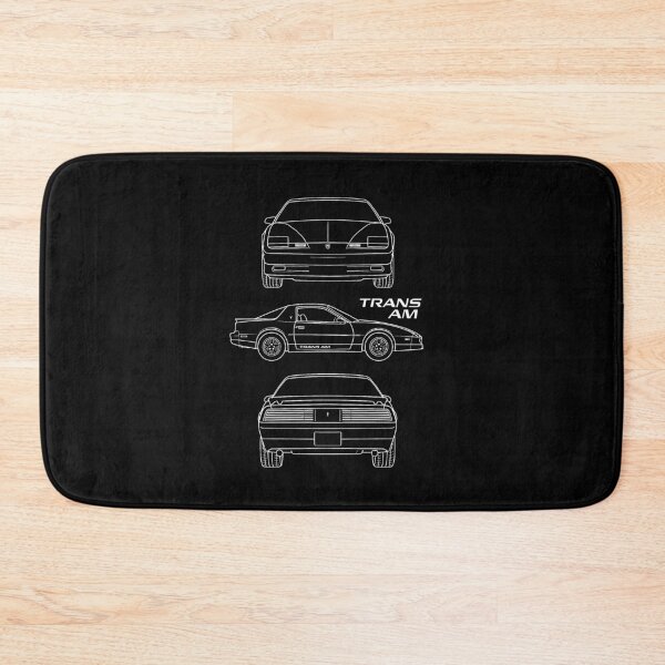Item preview, 1988 Pontiac Trans Am Blueprint – Retro Muscle Car Technical Line Drawing designed and sold by TheArtOfCar.