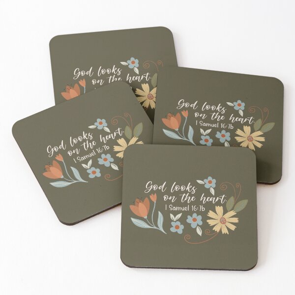 Item preview, God looks on the heart - I Samuel 16:7b designed and sold by Willow & Grace Designs.