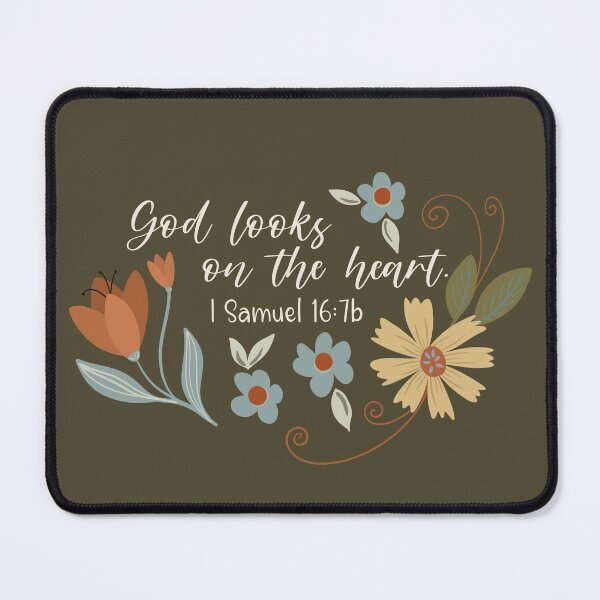 Item preview, God looks on the heart - I Samuel 16:7b designed and sold by Willow & Grace Designs.