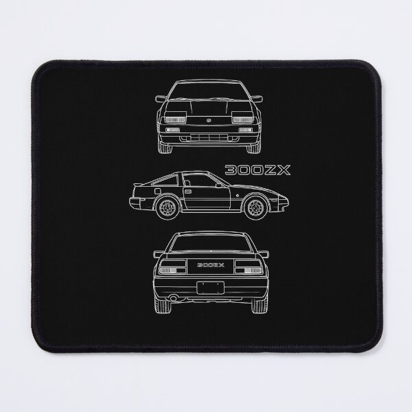 Item preview, 1984–1989 Nissan 300ZX Z31 Blueprint – Classic JDM Sports Car Line Art designed and sold by TheArtOfCar.
