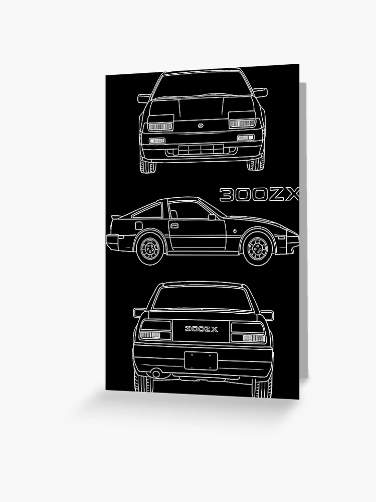 1984–1989 Nissan 300ZX Z31 Blueprint – Classic JDM Sports Car Line