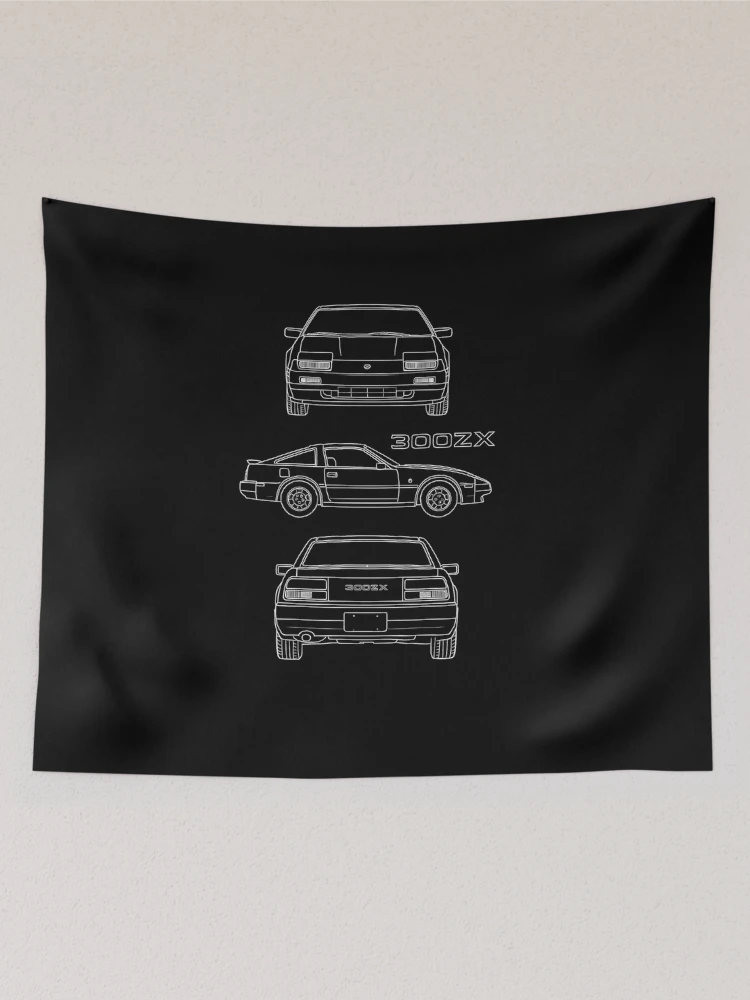 1984–1989 Nissan 300ZX Z31 Blueprint – Classic JDM Sports Car Line