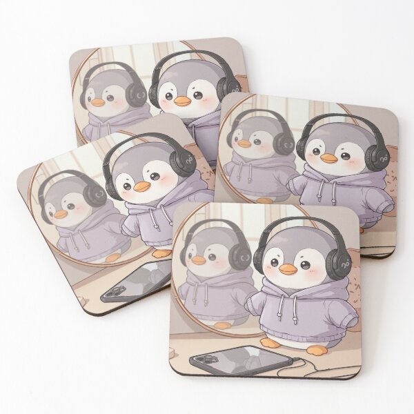 Artikelvorschau, Kuscheliger Pinguin-Plüsch – Entzückende Hoodie-Kunst entworfen und verkauft von PhotiniaART.