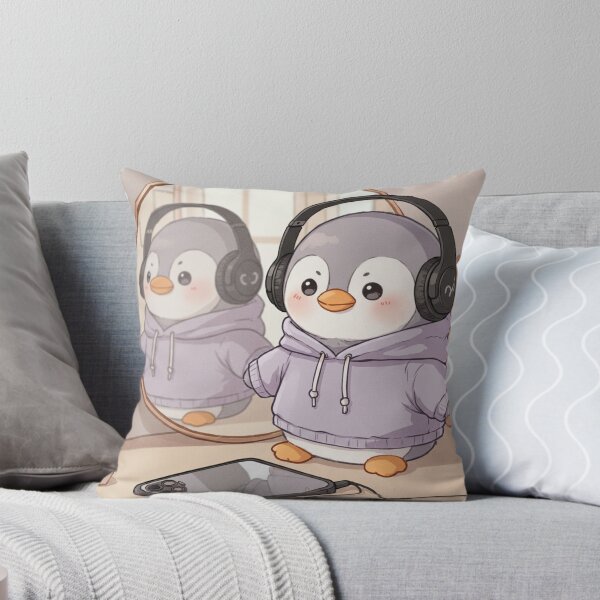 Artikelvorschau, Kuscheliger Pinguin-Plüsch – Entzückende Hoodie-Kunst entworfen und verkauft von PhotiniaART.