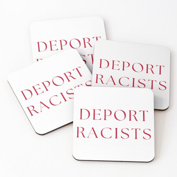 Item preview, DEPORT RACISTS | Keep the Immigrants | Deport the Racists designed and sold by Festive Feminist.