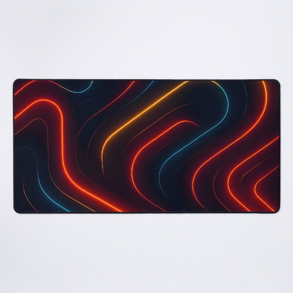 Item preview, Neon Tech Wave – Futuristic Light Flow Pattern designed and sold by Velun.