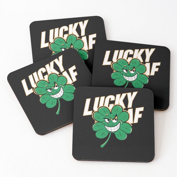 Item preview, Lucky AF Funny Four Leaf Clover designed and sold by The People’s Punchline.