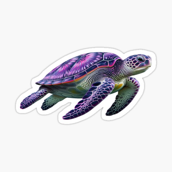 Item preview, Sea Turtle Purple Color designed and sold by moimesfolies.